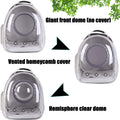 Clear Cat Bubble Backpack - Ultimate Space Capsule Pet Carrier for Kittens, Bunnies & Small Dogs - Ideal for Vet Visits & Outdoor Adventures!