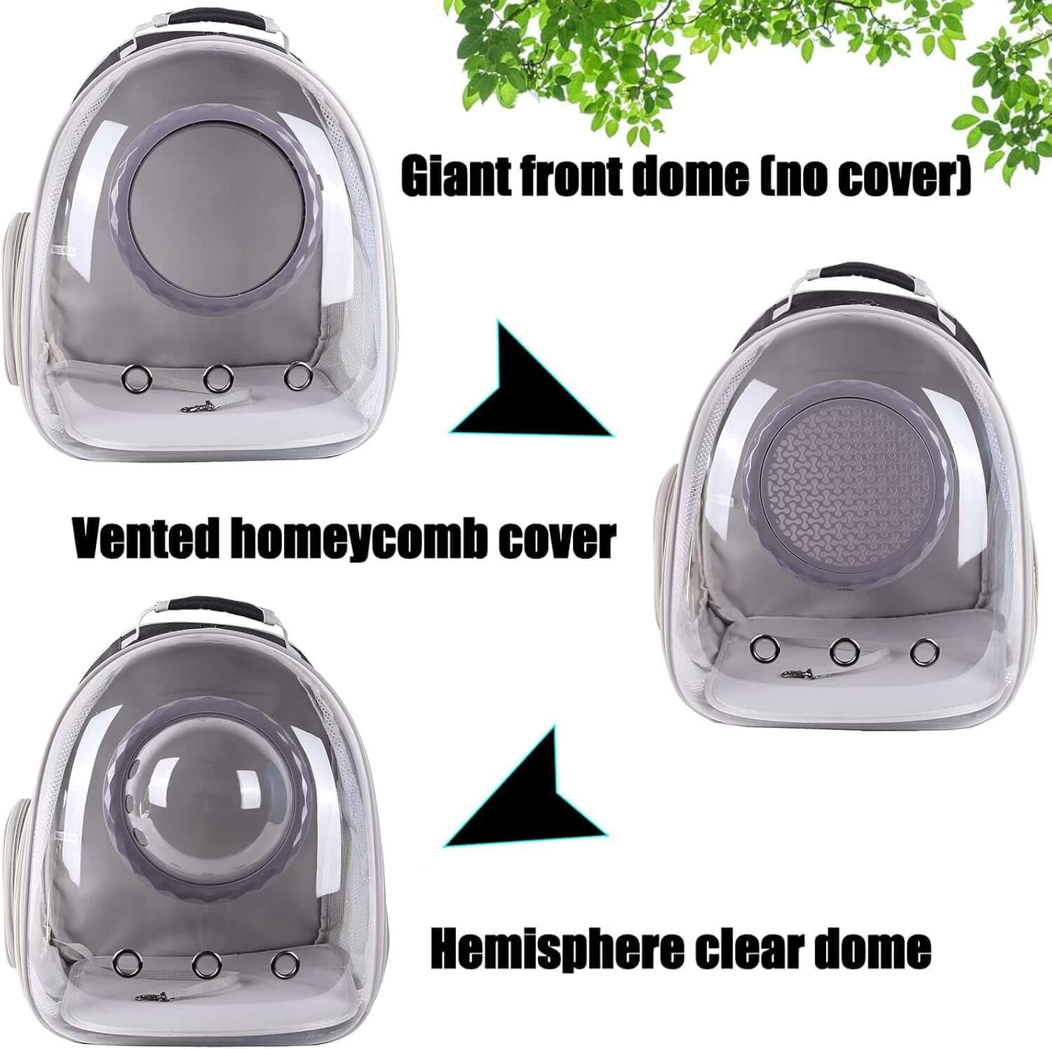 Clear Cat Bubble Backpack - Ultimate Space Capsule Pet Carrier for Kittens, Bunnies & Small Dogs - Ideal for Vet Visits & Outdoor Adventures!