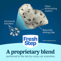 Fresh Step Multi-Cat Clumping Cat Litter with Activated Charcoal - Long Lasting Odor Control & Low Dust Formula, 14 lb
