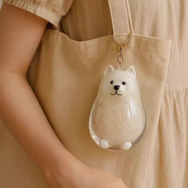 Adorable Dog-Shaped Pet Fur Keychain – Carry Your Pet Everywhere
