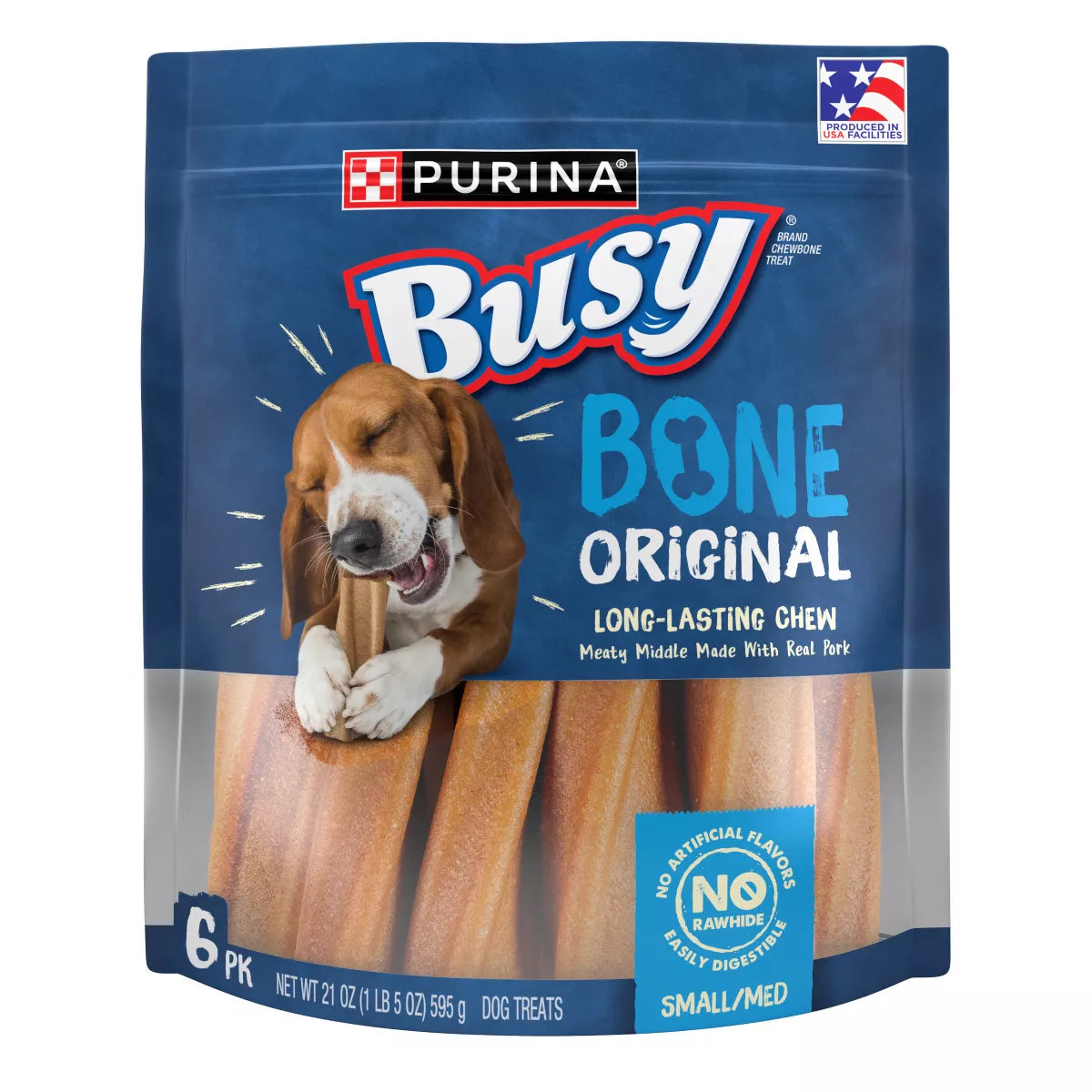 Purina Busy Bone Chewy Pork Flavor Dog Treats