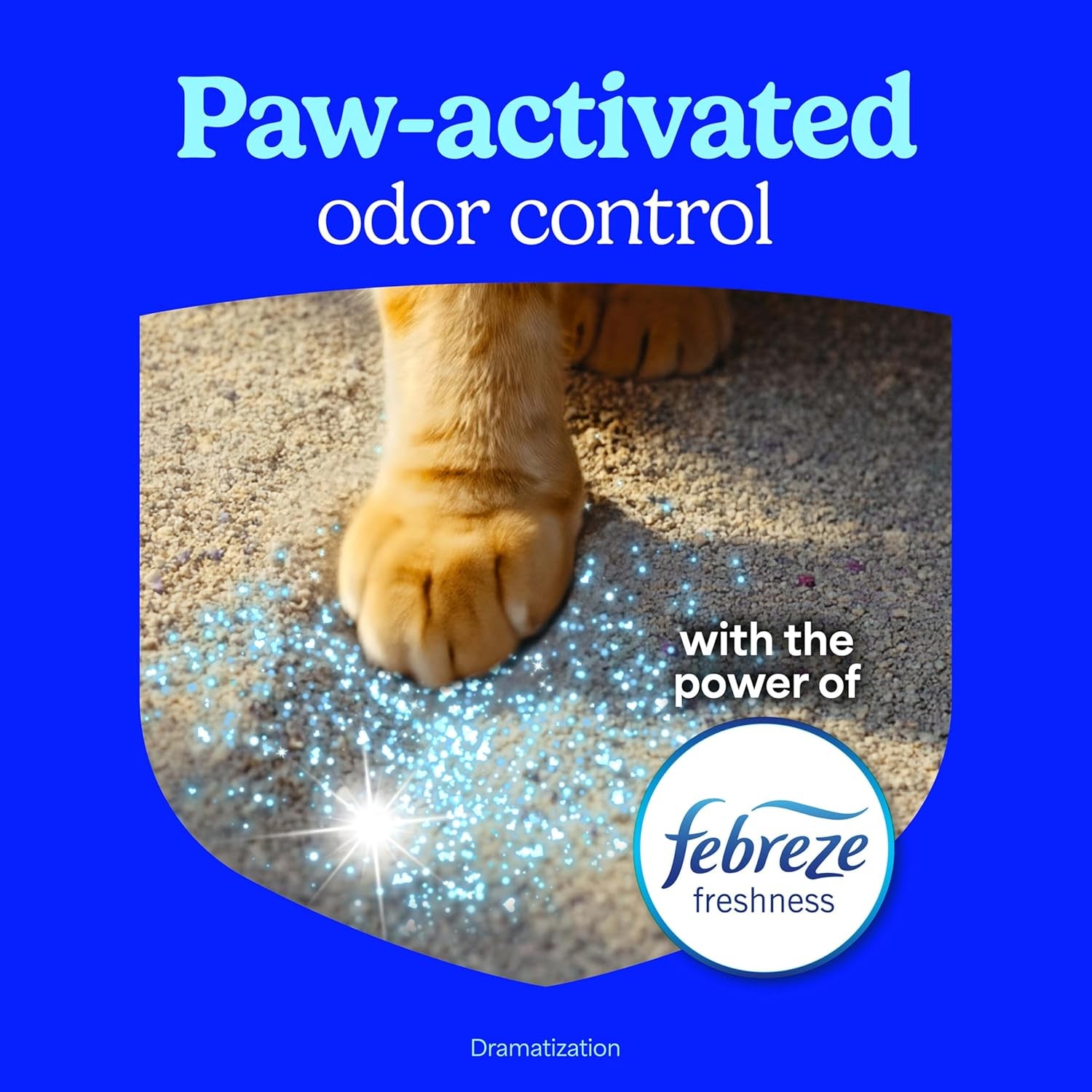 Fresh Step Multi-Cat Clumping Cat Litter with Activated Charcoal - Long Lasting Odor Control & Low Dust Formula, 14 lb