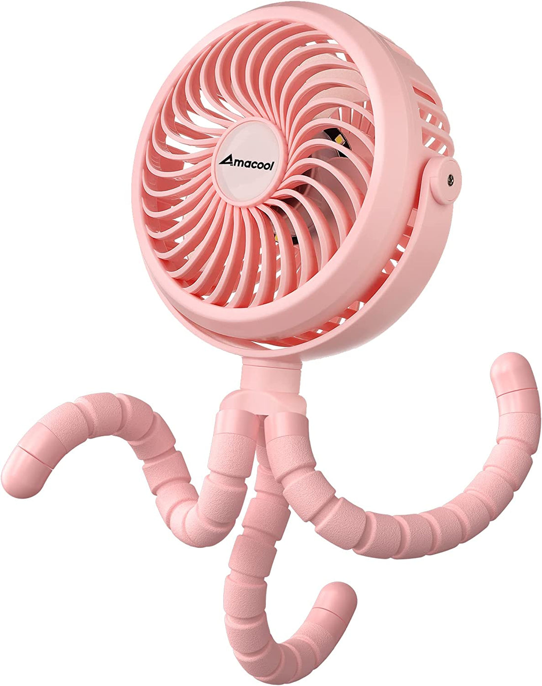 AMACOOL Portable Clip-On Stroller Fan - Ideal for Baby Travel, Beach Days & Newborn Gifts!