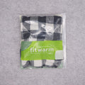 Chic Fitwarm Knitted Plaid Dog Hoodie - Cozy Sweatshirt for Small Pets
