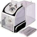 Clear Cat Bubble Backpack - Ultimate Space Capsule Pet Carrier for Kittens, Bunnies & Small Dogs - Ideal for Vet Visits & Outdoor Adventures!