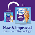 Fresh Step Multi-Cat Clumping Cat Litter with Activated Charcoal - Long Lasting Odor Control & Low Dust Formula, 14 lb
