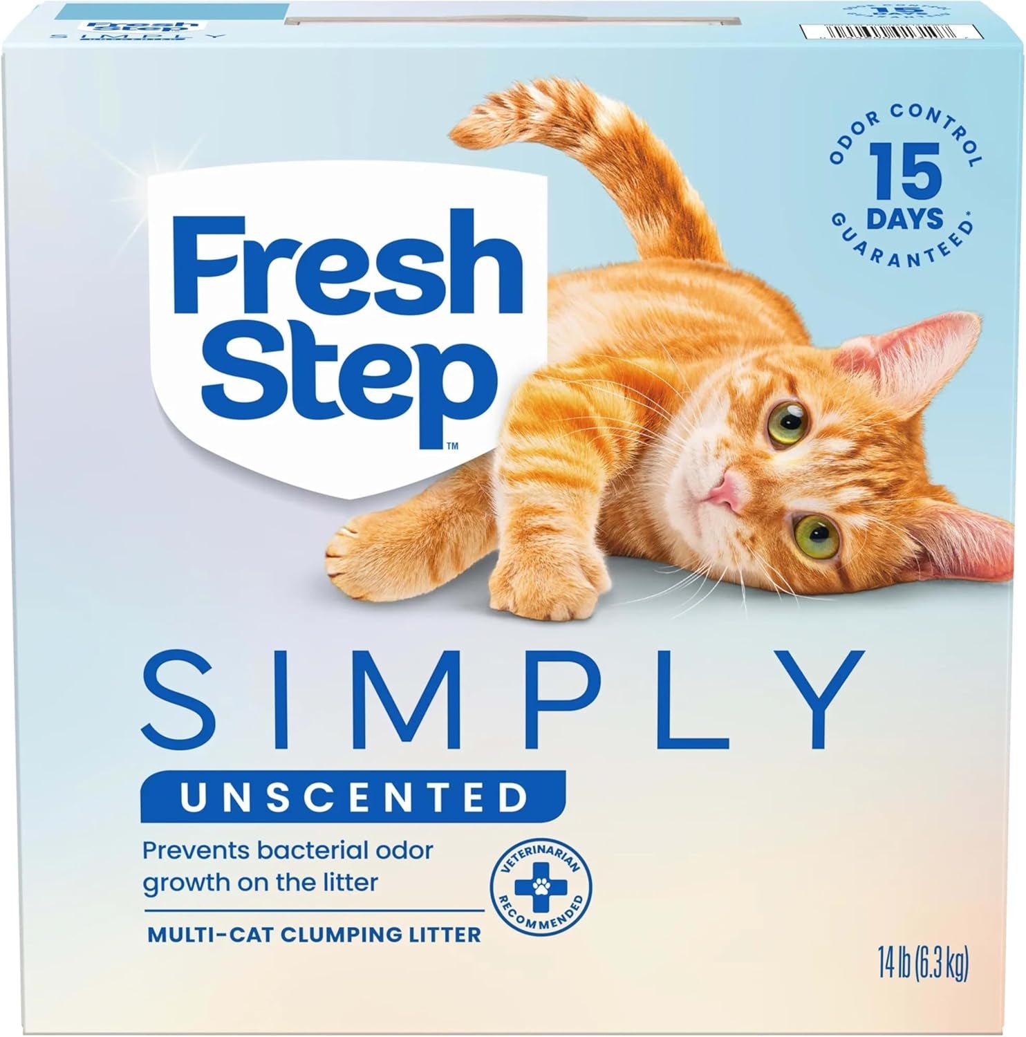 Fresh Step Multi-Cat Clumping Cat Litter with Activated Charcoal - Long Lasting Odor Control & Low Dust Formula, 14 lb