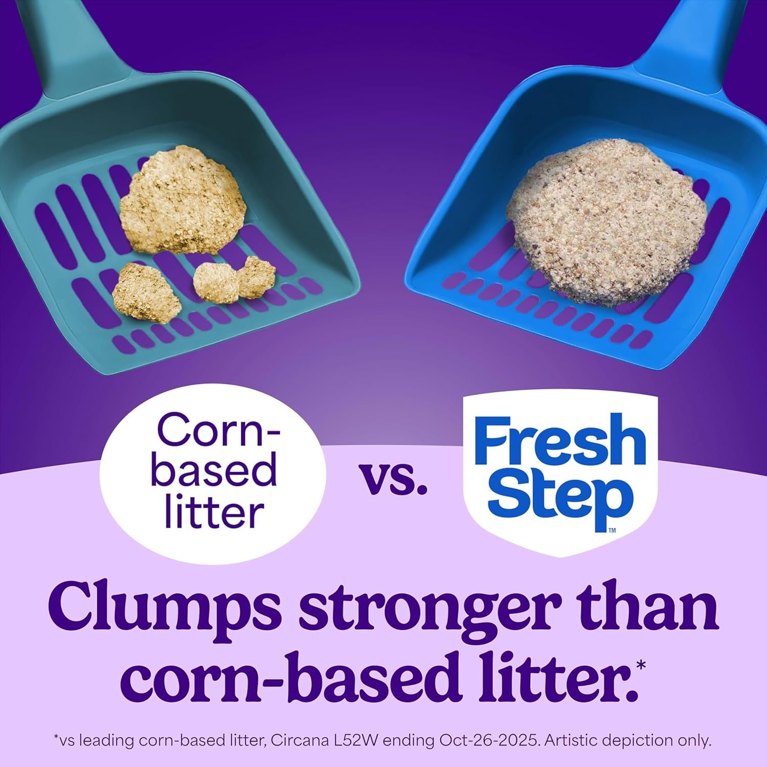 Fresh Step Multi-Cat Clumping Cat Litter with Activated Charcoal - Long Lasting Odor Control & Low Dust Formula, 14 lb