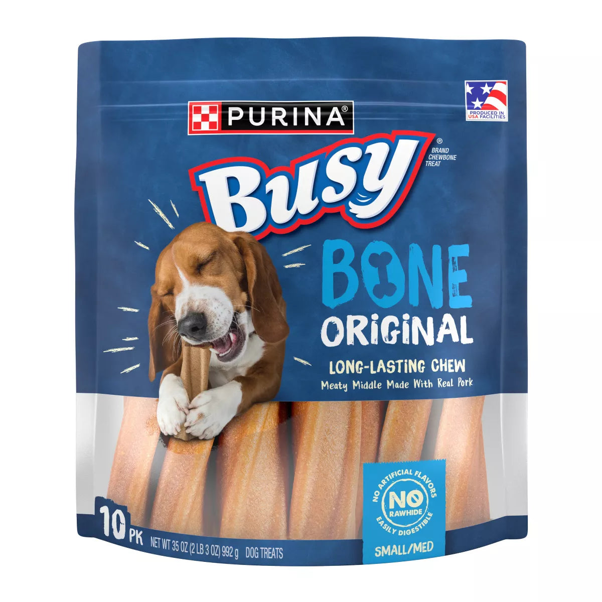 Purina Busy Bone Chewy Pork Flavor Dog Treats