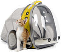 Clear Cat Bubble Backpack - Ultimate Space Capsule Pet Carrier for Kittens, Bunnies & Small Dogs - Ideal for Vet Visits & Outdoor Adventures!