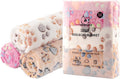 Luxurious 3-Pack Fleece Pet Blankets - Ultra-Soft & Warm Sleep Mats for Dogs and Cats (Medium 30