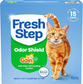 Fresh Step Multi-Cat Clumping Cat Litter with Activated Charcoal - Long Lasting Odor Control & Low Dust Formula, 14 lb