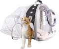 Clear Cat Bubble Backpack - Ultimate Space Capsule Pet Carrier for Kittens, Bunnies & Small Dogs - Ideal for Vet Visits & Outdoor Adventures!