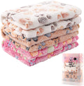Luxurious 3-Pack Fleece Pet Blankets - Ultra-Soft & Warm Sleep Mats for Dogs and Cats (Medium 30