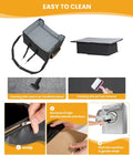 Premium Elevated Dog Car Seat - Adjustable Booster & Cozy Travel Carrier for Small Pets
