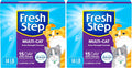 Fresh Step Multi-Cat Clumping Cat Litter with Activated Charcoal - Long Lasting Odor Control & Low Dust Formula, 14 lb